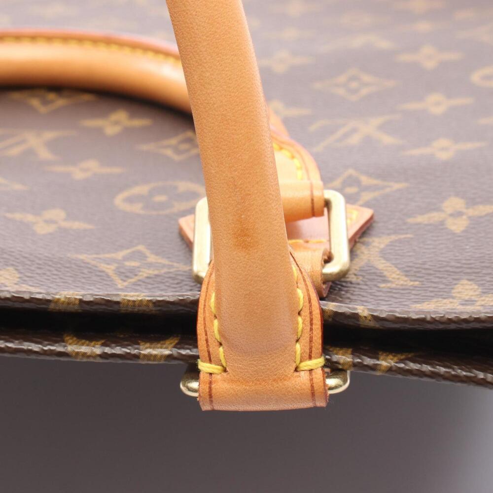 LOUIS VUITTON Brown Monogram Leather Tote Bag - Picture 8 of 9